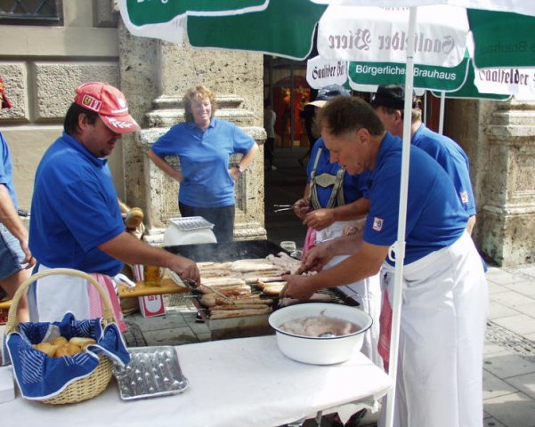 Thüringer Rostbratwurstverkauf 2003