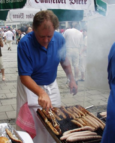 Thüringer Rostbratwurstverkauf 2003
