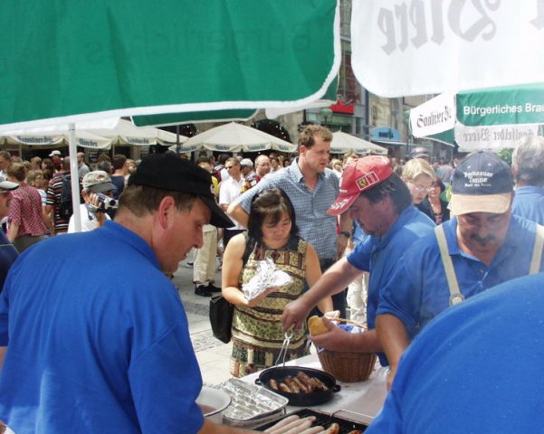 Thüringer Rostbratwurstverkauf 2003