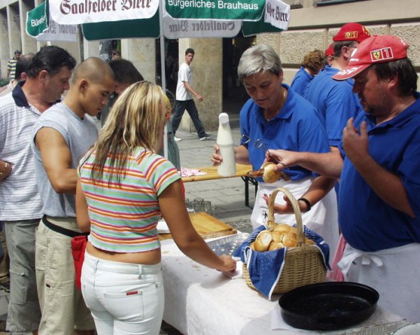 Thüringer Rostbratwurstverkauf 2003