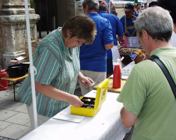 Thüringer Rostbratwurstverkauf 2003