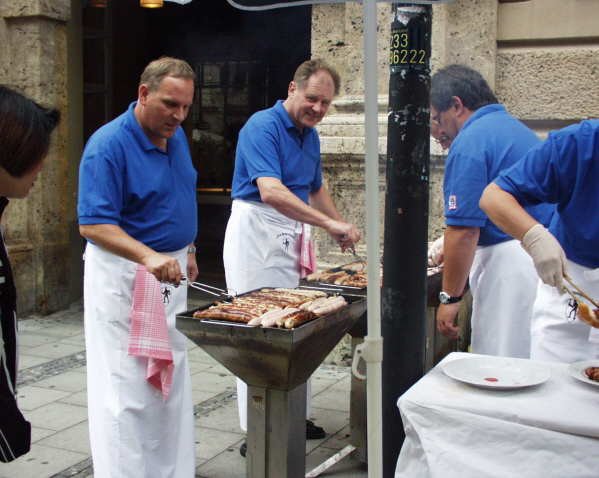 Thüringer Rostbratwurstverkauf 2004