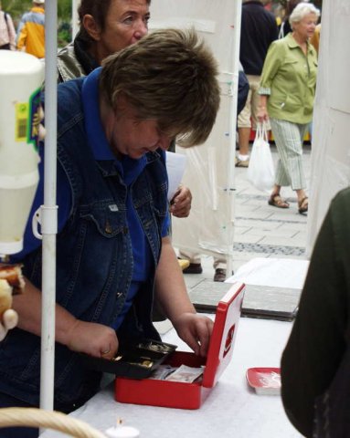 Thüringer Rostbratwurstverkauf 2004