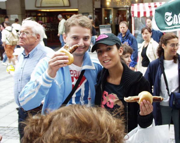 Thüringer Rostbratwurstverkauf 2004