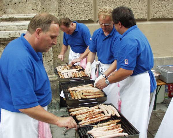 Thüringer Rostbratwurstverkauf 2004