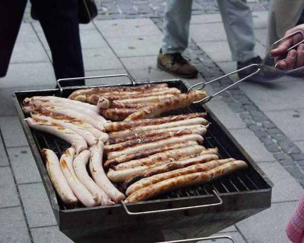 Thüringer Rostbratwurstverkauf 2004