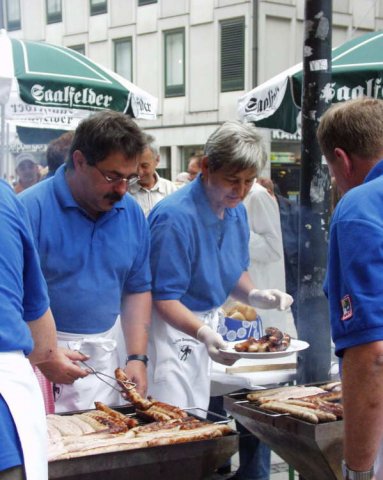 Thüringer Rostbratwurstverkauf 2004