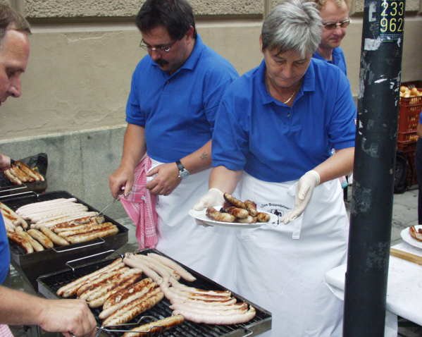 Thüringer Rostbratwurstverkauf 2004
