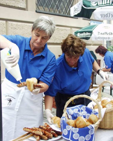 Thüringer Rostbratwurstverkauf 2004