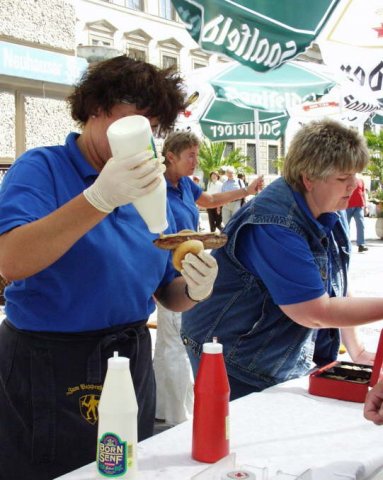 Thüringer Rostbratwurstverkauf 2006