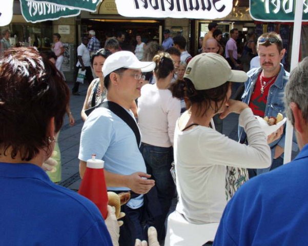 Thüringer Rostbratwurstverkauf 2006