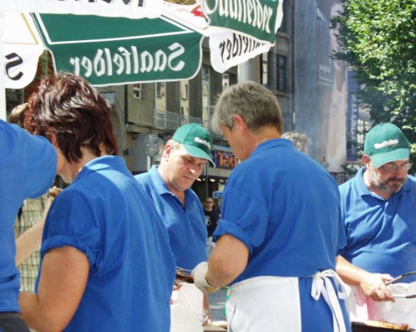 Thüringer Rostbratwurstverkauf 2006