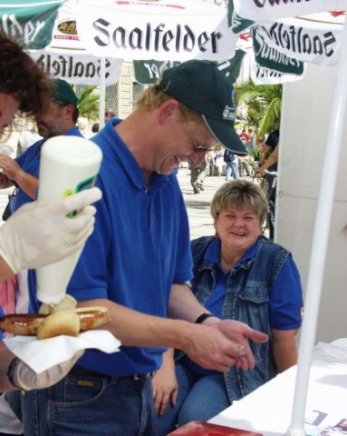 Thüringer Rostbratwurstverkauf 2006