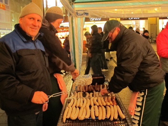 Thüringer Rostbratwurstverkauf 2010 - Christkindlemarkt